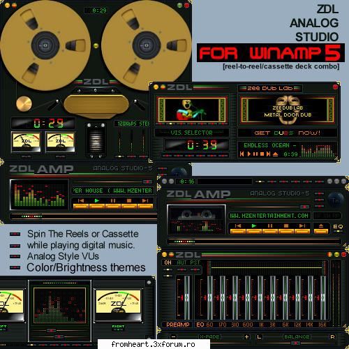 Skin Winamp - tear - New softwarez